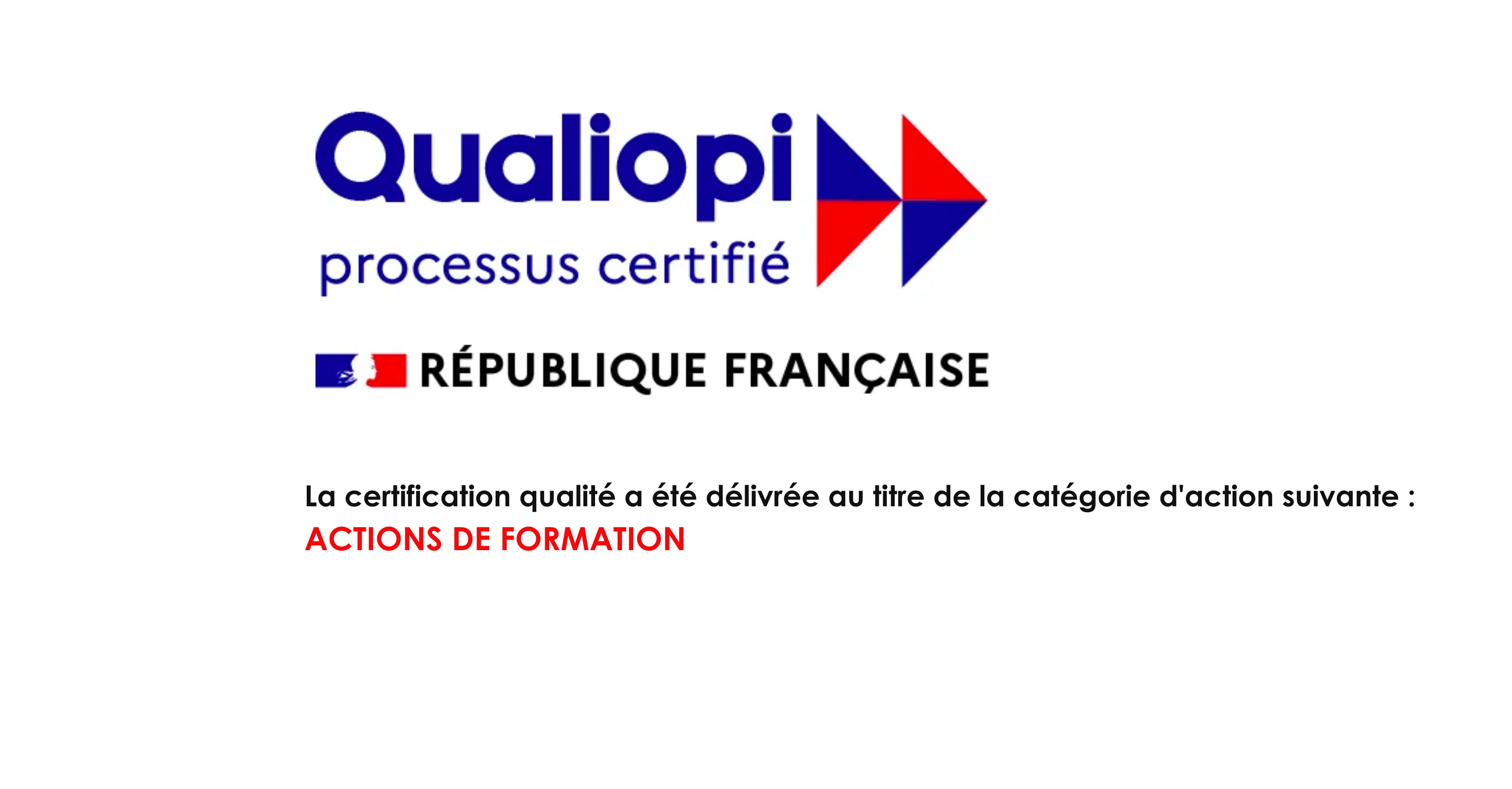Qualiopi — processus certifié
