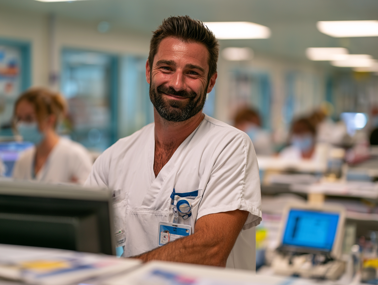 Cadre supérieur de santé à l'hôpital, en charge de la coordination de plusieurs unités